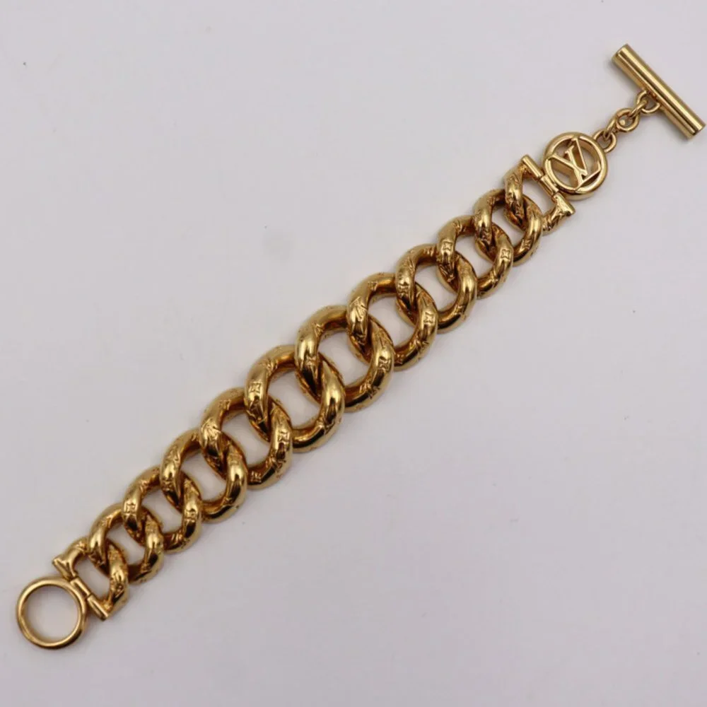 LOUIS VUITTON Brown Monogram Charm Bracelet - Picture 2 of 10